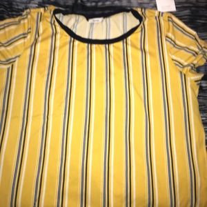 Yellow striped shirt